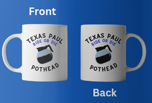 TP Pothead Mug Full strength black band
